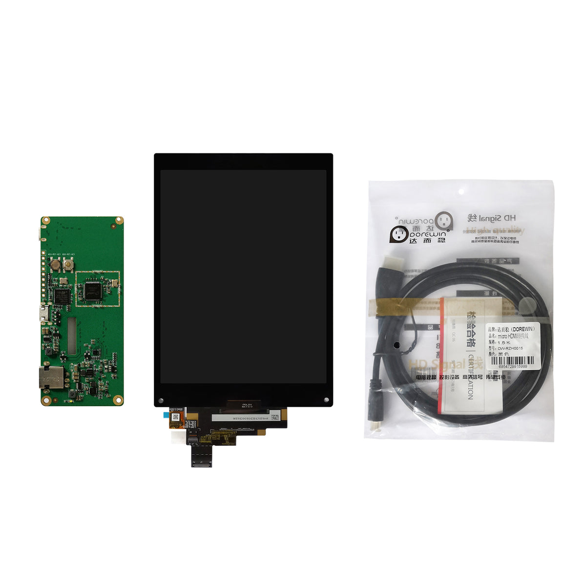 Flexible OLED display 7.8 inch bendable AMOLED touchscreen 1440*1920 w ...